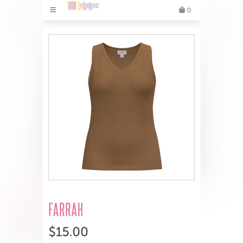 LuLaRoe Farrah Knit Tank Bundle (2) - Picture 2 of 10